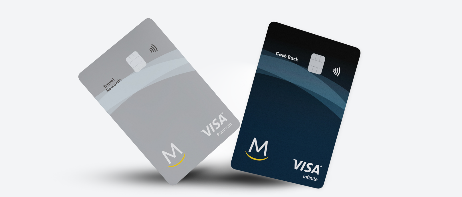 Meridian platinum travel rewards card and Meridian Cash back card